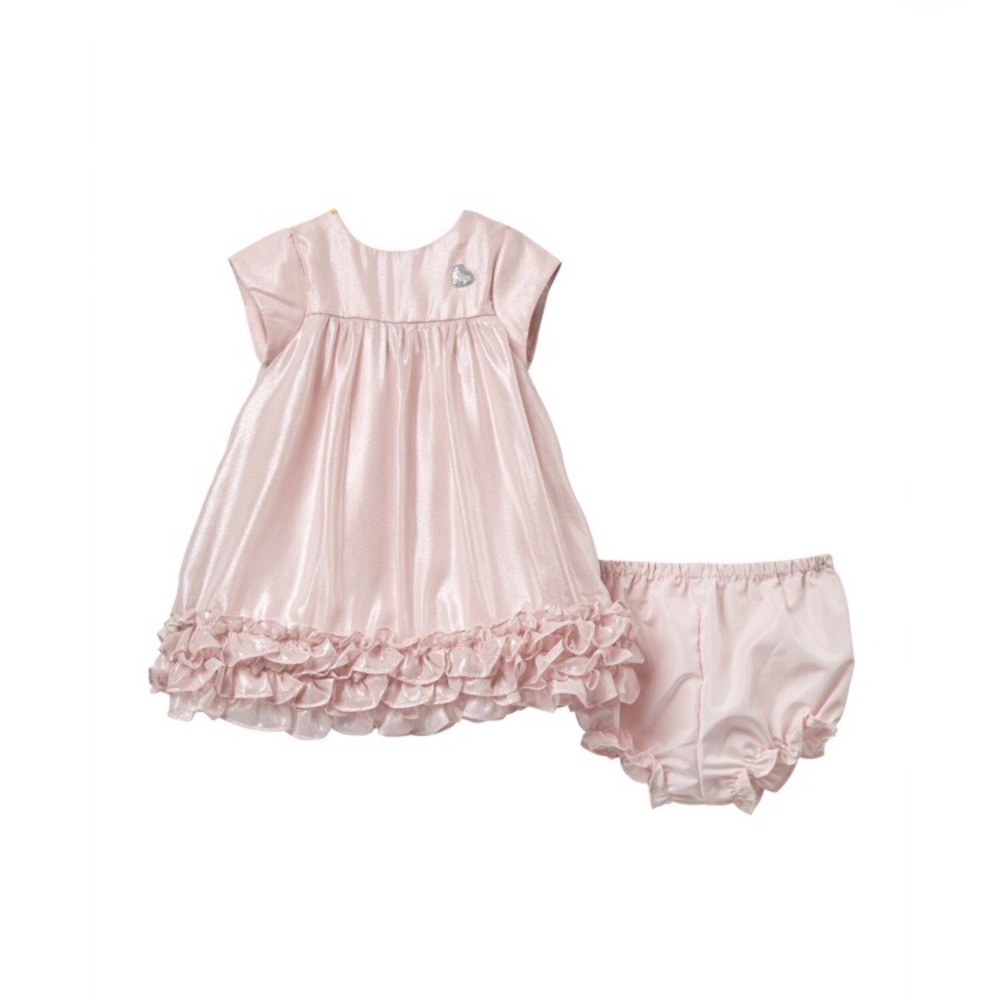 Pippa & Julie
Ruffle Trapeze Dress & Bloomer Set